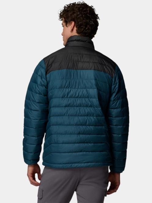 Columbia Powder Lite II Jacket férfi steppelt átmeneti kabát kék színben 4