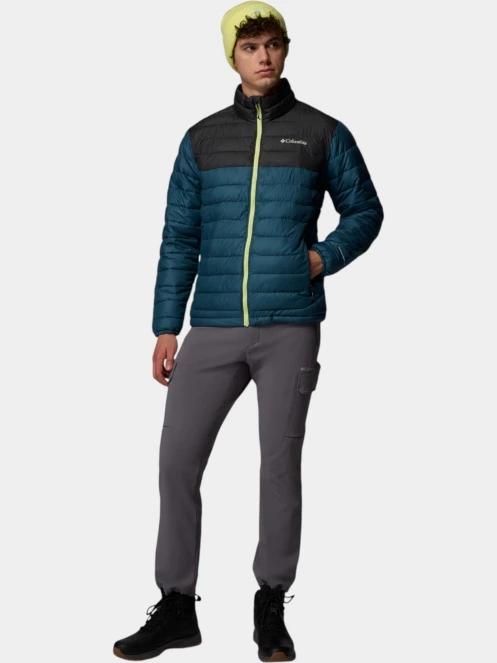 Columbia Powder Lite II Jacket férfi steppelt átmeneti kabát kék színben 5
