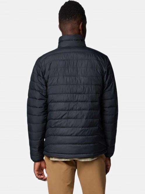 Columbia Powder Lite II Jacket férfi steppelt átmeneti kabát fekete színben 4