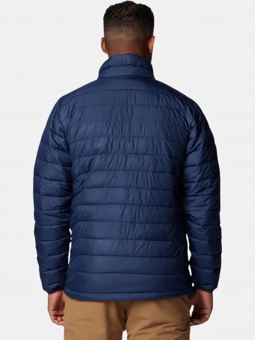 Columbia Powder Lite II Jacket férfi steppelt átmeneti kabát sötétkék színben 4