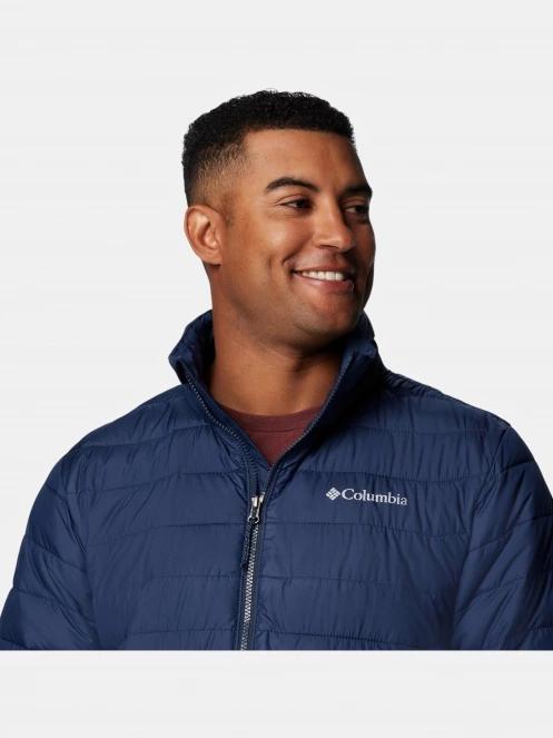 Columbia Powder Lite II Jacket férfi steppelt átmeneti kabát sötétkék színben 8