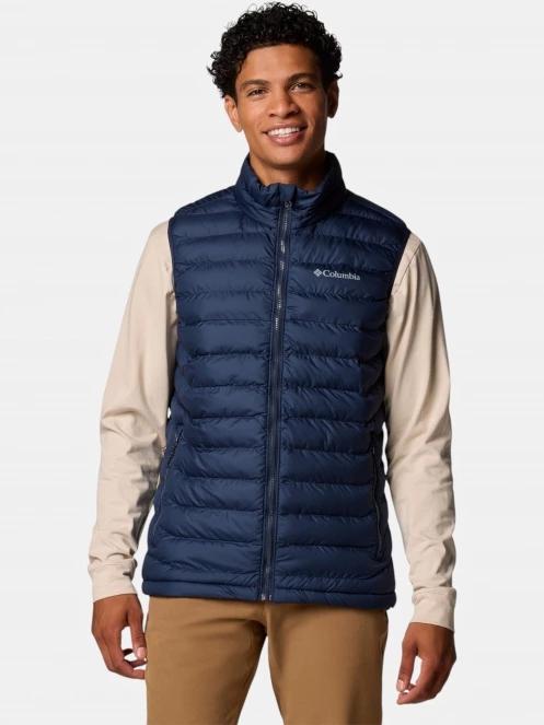 Columbia Powder Lite II Vest férfi mellény sötétkék színben 2