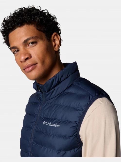 Columbia Powder Lite II Vest férfi mellény sötétkék színben 6