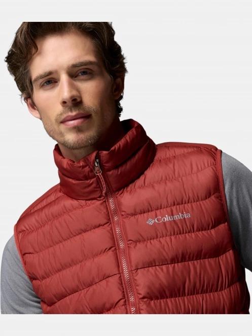 Columbia Powder Lite II Vest férfi mellény piros színben 9