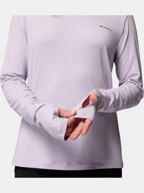 Columbia Sloan Ridge Long Sleeve Shirt női hosszú ujjú sport póló lila színben 6