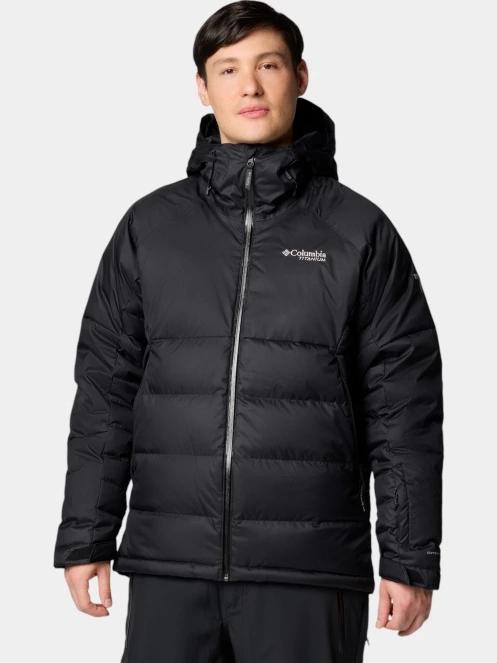 Columbia Roaring Fork II Down Jacket férfi steppelt síkabát fekete színben 2