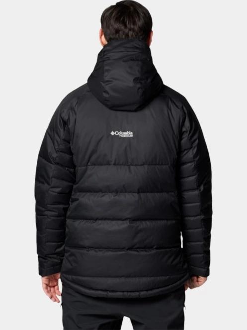 Columbia Roaring Fork II Down Jacket férfi steppelt síkabát fekete színben 4