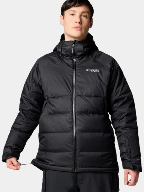 Columbia Roaring Fork II Down Jacket férfi steppelt síkabát fekete színben 6