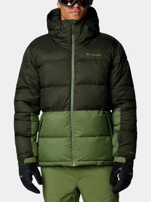 Columbia Slope Style Jacket férfi steppelt síkabát zöld színben 2