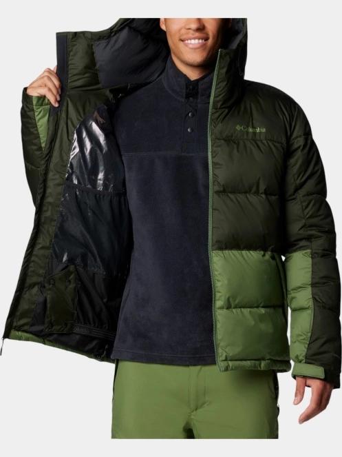 Columbia Slope Style Jacket férfi steppelt síkabát zöld színben 6