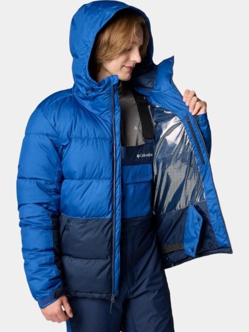 Columbia Slope Style Jacket férfi steppelt síkabát kék színben 5