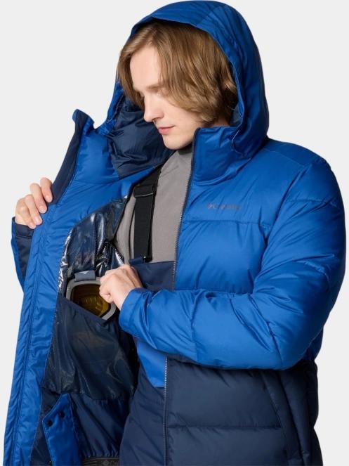 Columbia Slope Style Jacket férfi steppelt síkabát kék színben 6