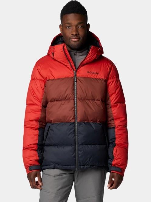 Columbia Slope Style Jacket férfi steppelt síkabát piros színben 2
