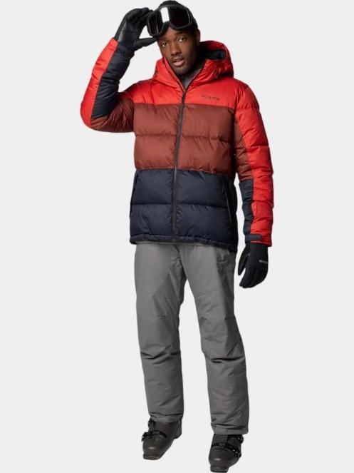 Columbia Slope Style Jacket férfi steppelt síkabát piros színben 5