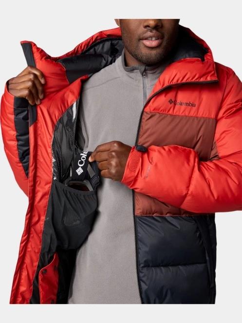 Columbia Slope Style Jacket férfi steppelt síkabát piros színben 6