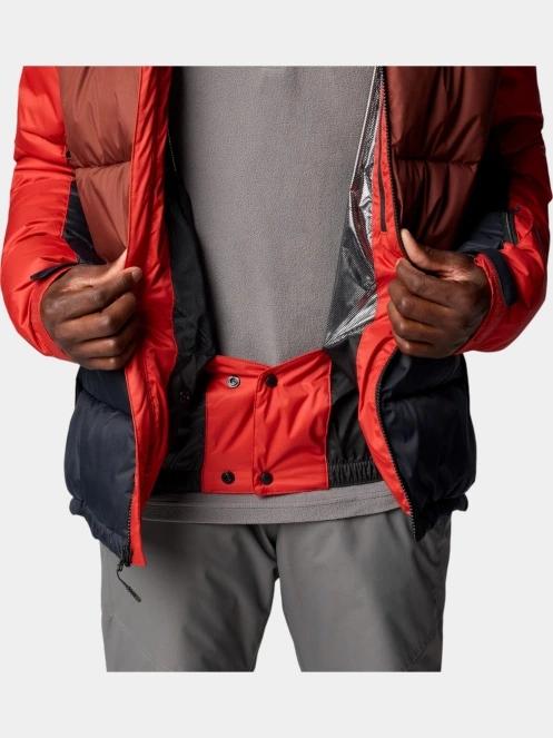 Columbia Slope Style Jacket férfi steppelt síkabát piros színben 8