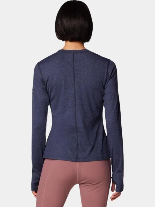 Columbia Boundless Days Knit Crew Long Sleeve Shirt női hosszú ujjú sport póló kék színben 4