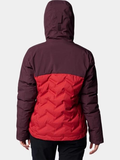 Columbia Grand Trek III Down Jacket női pehelykabát piros színben 4