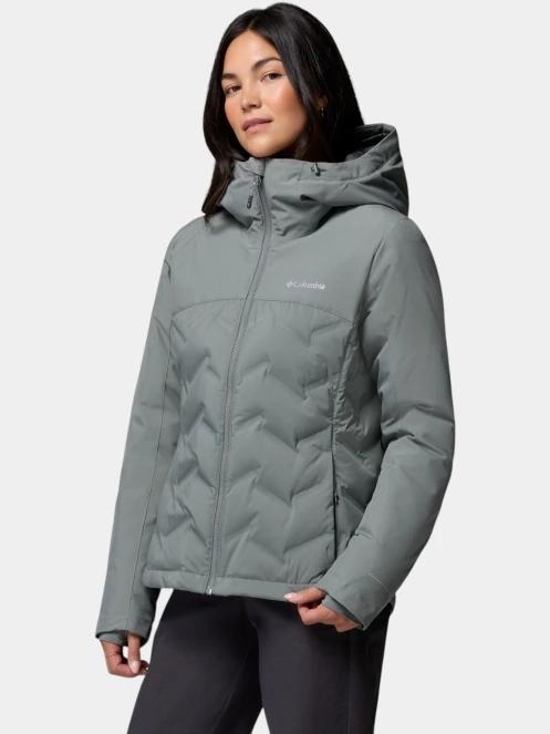 Columbia Grand Trek III Down Jacket női pehelykabát zöld színben 3