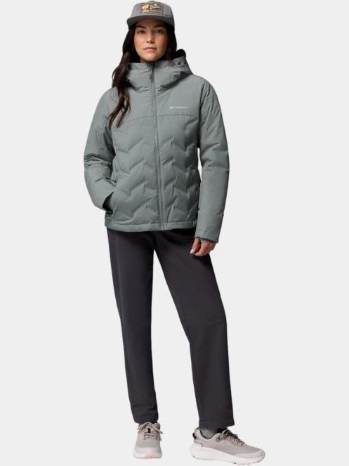 Columbia Grand Trek III Down Jacket női pehelykabát zöld színben 5
