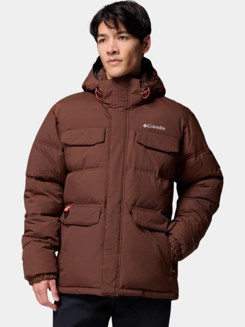 Columbia Landroamer Puffer Jacket férfi télikabát barna színben 2