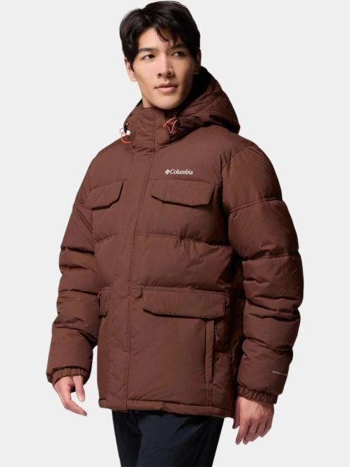 Columbia Landroamer Puffer Jacket férfi télikabát barna színben 3