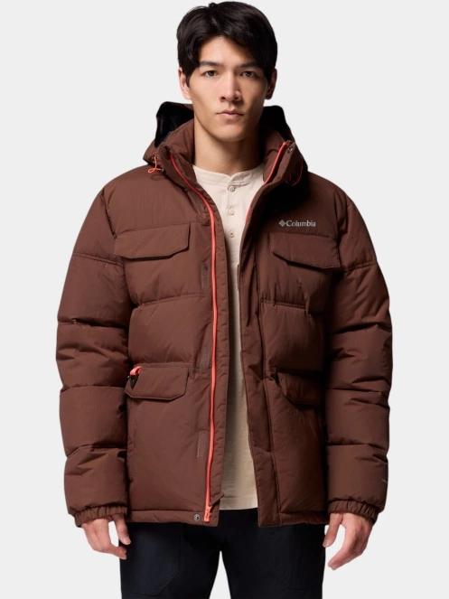 Columbia Landroamer Puffer Jacket férfi télikabát barna színben 6