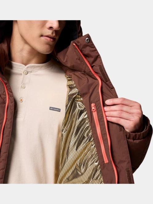 Columbia Landroamer Puffer Jacket férfi télikabát barna színben 7