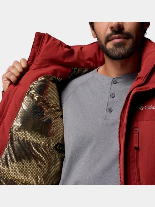 Columbia Marquam Peak Fusion II Parka férfi télikabát piros színben 7