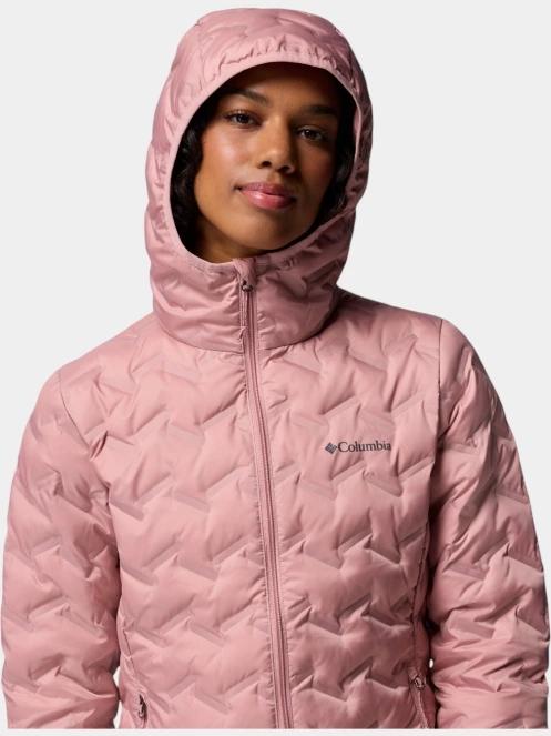 Columbia Delta Ridge II Down Hooded Jacket női pehelykabát rózsaszín színben 8