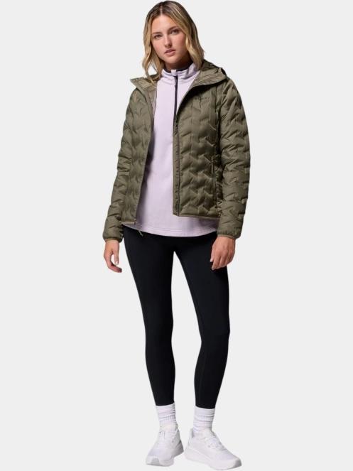 Columbia Delta Ridge II Down Hooded Jacket női pehelykabát zöld színben 5