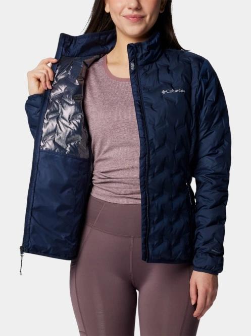 Columbia Delta Ridge II Down Jacket női pehelykabát sötétkék színben 6