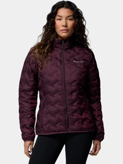 Columbia Delta Ridge II Down Jacket női pehelykabát bordó színben 2