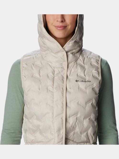 Columbia Delta Ridge II Down Hooded Vest női mellény homok színben 7