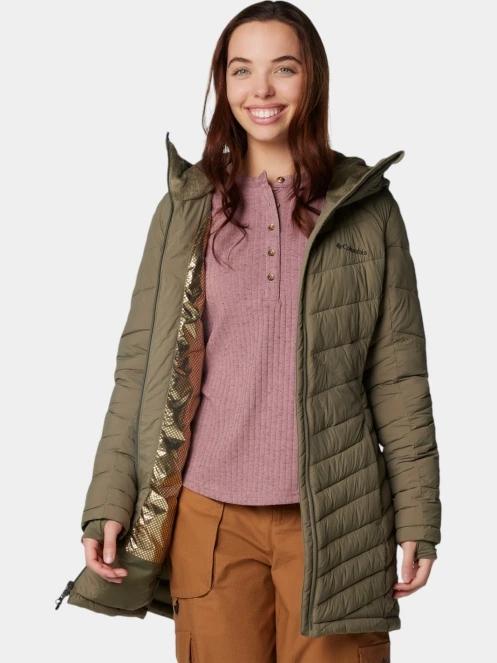 Columbia Joy Peak II Mid Jacket női télikabát zöld színben 6
