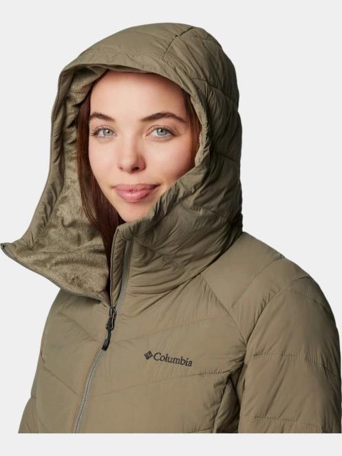Columbia Joy Peak II Mid Jacket női télikabát zöld színben 8