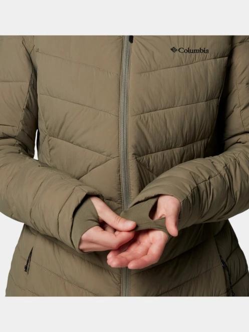 Columbia Joy Peak II Mid Jacket női télikabát zöld színben 9