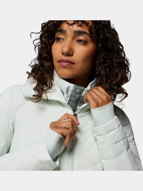 Columbia Joy Peak II Mid Jacket női télikabát világoszöld színben 8