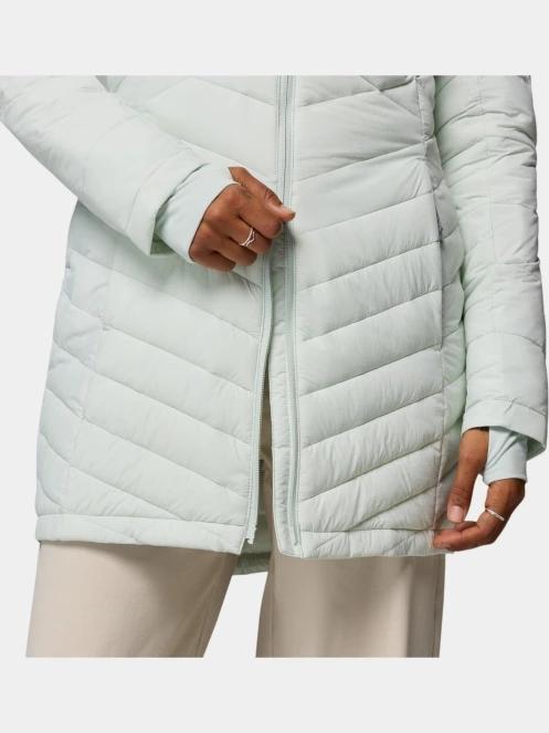 Columbia Joy Peak II Mid Jacket női télikabát világoszöld színben 9