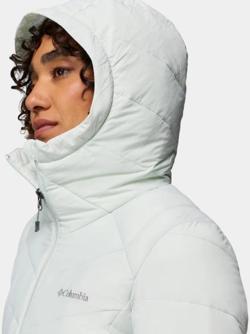 Columbia Joy Peak II Mid Jacket női télikabát világoszöld színben 10