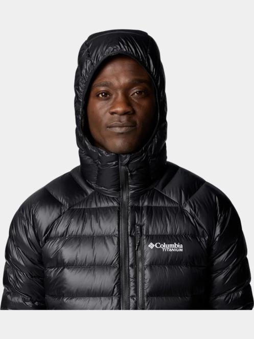 Columbia Arctic Crest Down Hooded Jacket férfi átmeneti kabát fekete színben 7