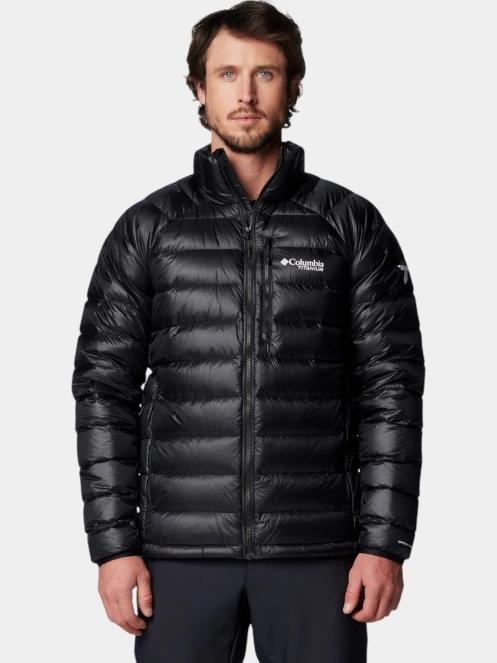 Columbia Arctic Down Jacket férfi steppelt átmeneti kabát fekete színben 2