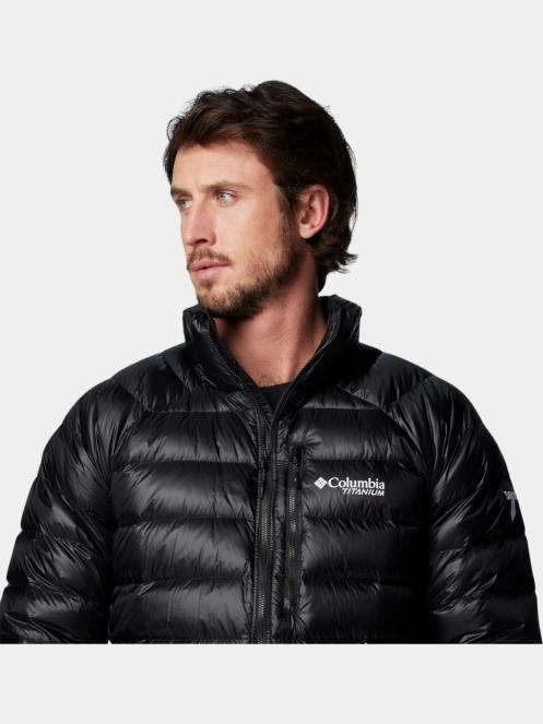 Columbia Arctic Down Jacket férfi steppelt átmeneti kabát fekete színben 7