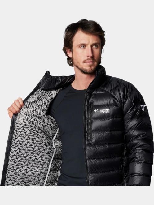 Columbia Arctic Down Jacket férfi steppelt átmeneti kabát fekete színben 8