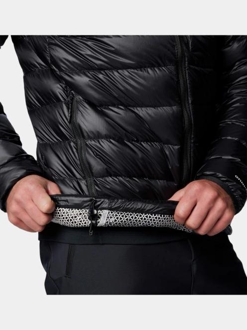 Columbia Arctic Down Jacket férfi steppelt átmeneti kabát fekete színben 9