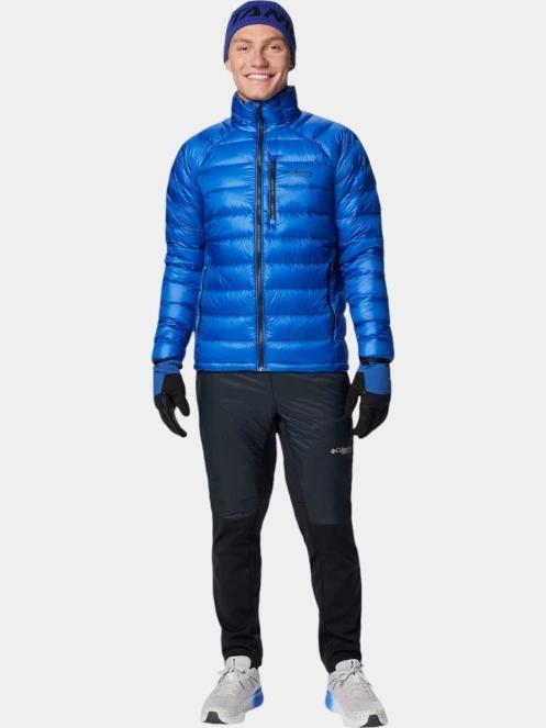 Columbia Arctic Down Jacket férfi steppelt átmeneti kabát kék színben 5