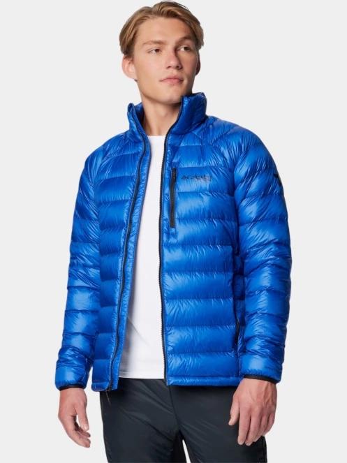 Columbia Arctic Down Jacket férfi steppelt átmeneti kabát kék színben 6