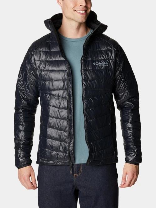 Columbia Platinum Peak II Hooded Jacket férfi átmeneti kabát fekete színben 5