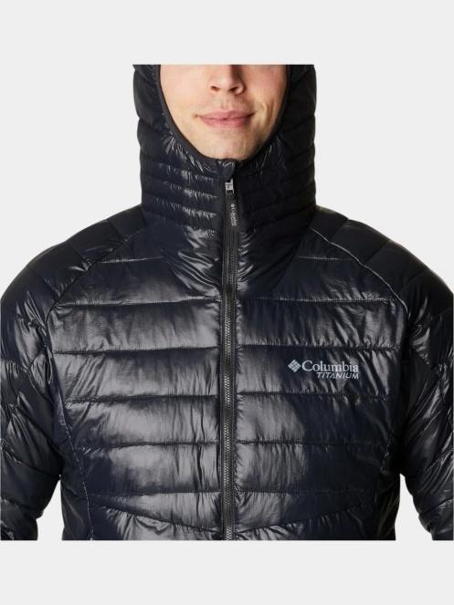 Columbia Platinum Peak II Hooded Jacket férfi átmeneti kabát fekete színben 7