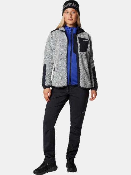 Columbia Arctic Crest Sherpa Full Zip női polár pulóver fehér színben 5